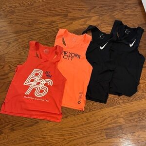 Lot of 4 Men’s S NIKE AeroSwift Running Singlets Like New